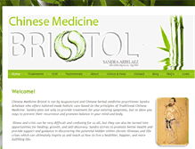 Tablet Screenshot of chinesemedicinebristol.com